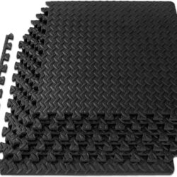 ProsourceFit Puzzle Exercise Mat ½ in, EVA Interlocking Foam Floor Tiles for Home Gym, Mat for Home Workout Equipment, Floor Padding for Kids